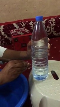 Su şişesinden kolay abdest almanın yolu