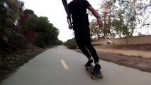 Almost killed a dog while skating!