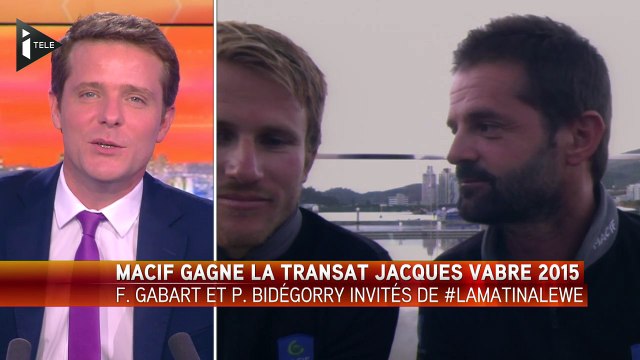 F. Gabart et P. Bidegorry, vainqueurs de la Transat Jacques Vabre : Continuer de se faire plaisir