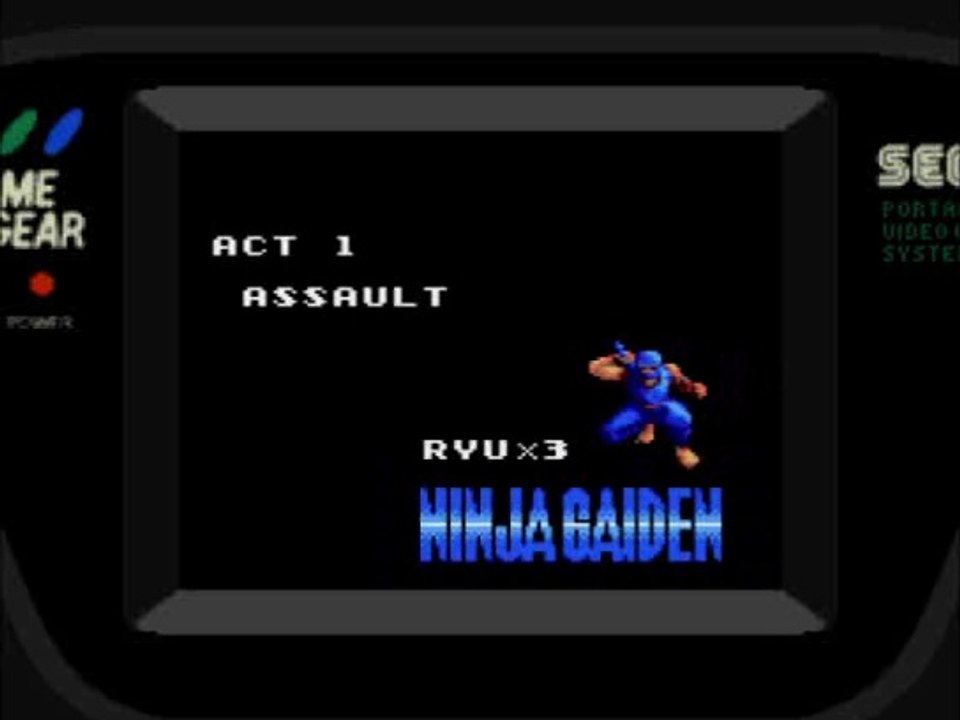 Ninja Gaiden Sega Game Gear Test 46