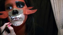 [FNAF Halloween Makeup] FOXY (zara kawaii) | Five Nights at Freddys halloween Costumes
