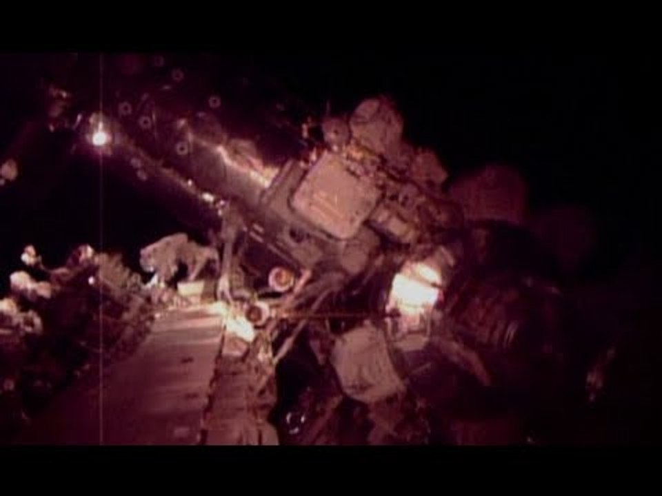 Spacewalk footage: NASA astronauts conduct repair works outside Intl Space Station