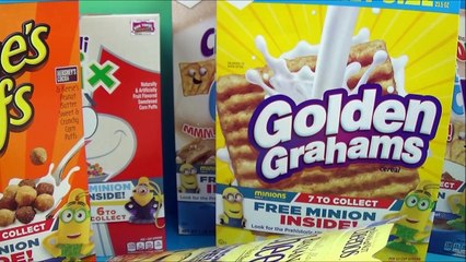 2015 MINIONS IN THE CITY CEREAL SURPRISE BOX OPENING.What Minions did we get???