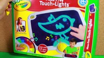 BABY ALIVE Doll Plays CRAYOLA Mess Free Touch Lights Color Change Fun DIY Art Toddlers KID