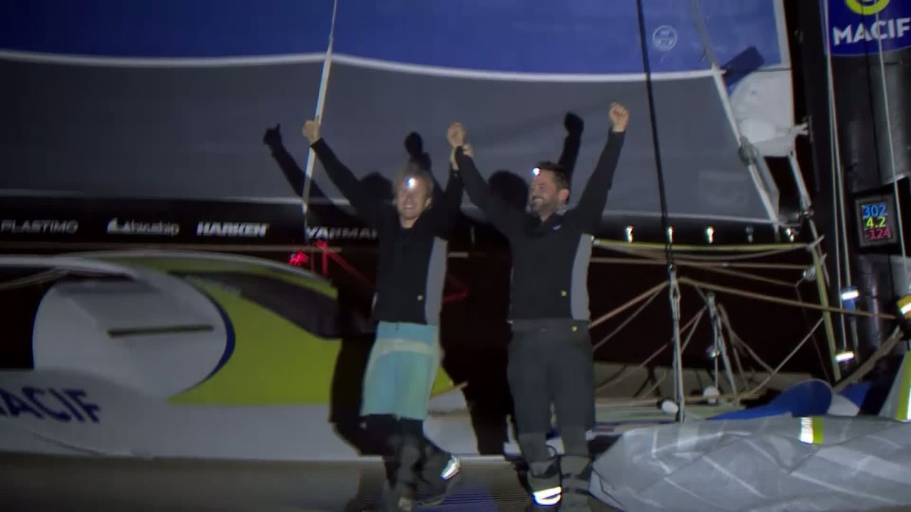 Voile - Transat Jacques-Vabre : Victoire de François Gabart et Pascal Bidégorry