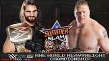 WWE RAW Seth Rollins vs Brock Lesnar, WWE World Heavyweight Championship Match, Raw 30th March 2015