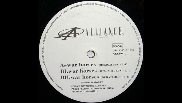 Tommynockers - War Horses (Dub Mix) (B2)