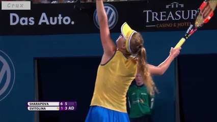 Maria Sharapova's great points in Brisbane 2015
