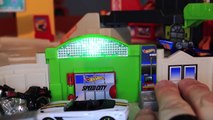 Hot Wheels Ultimate Garage with Helicopter Pad Shark Track Racing Track and Repair Garage