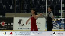 CSA2016-Québec, Pré-Novice Danses sur tracé Éch.1-Tango Harris