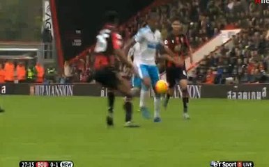 GOAL Ayoze Perez AFC Bournemouth 0 - 1 Newcastle United - 07-11-2015