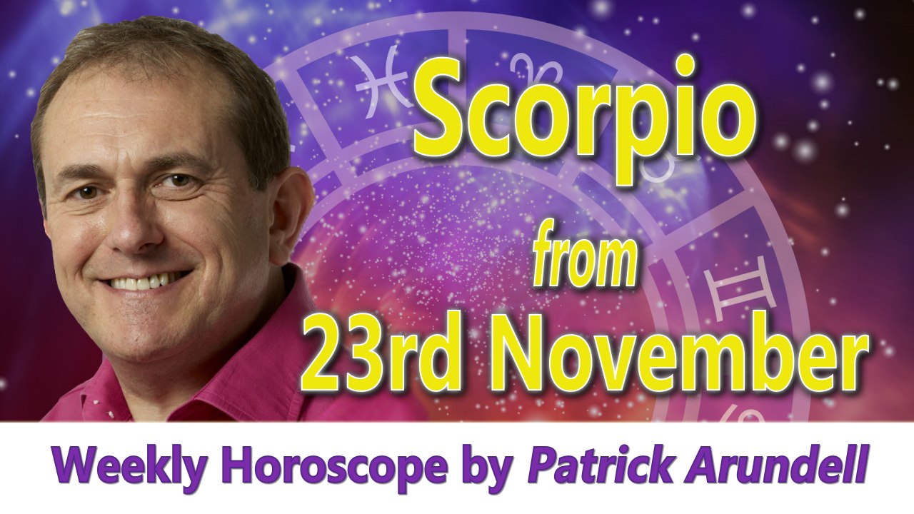 Scorpio Weekly Horoscope from 23rd November 2015
