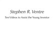 Stephen R. Ventre, Cincinnati Sound Art, Youth Professionals Mentoring