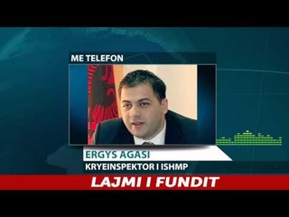 Report TV - Agasi: Morëm mostra në bregdet, presim analizat. Ndëshkim subjektit shkelës