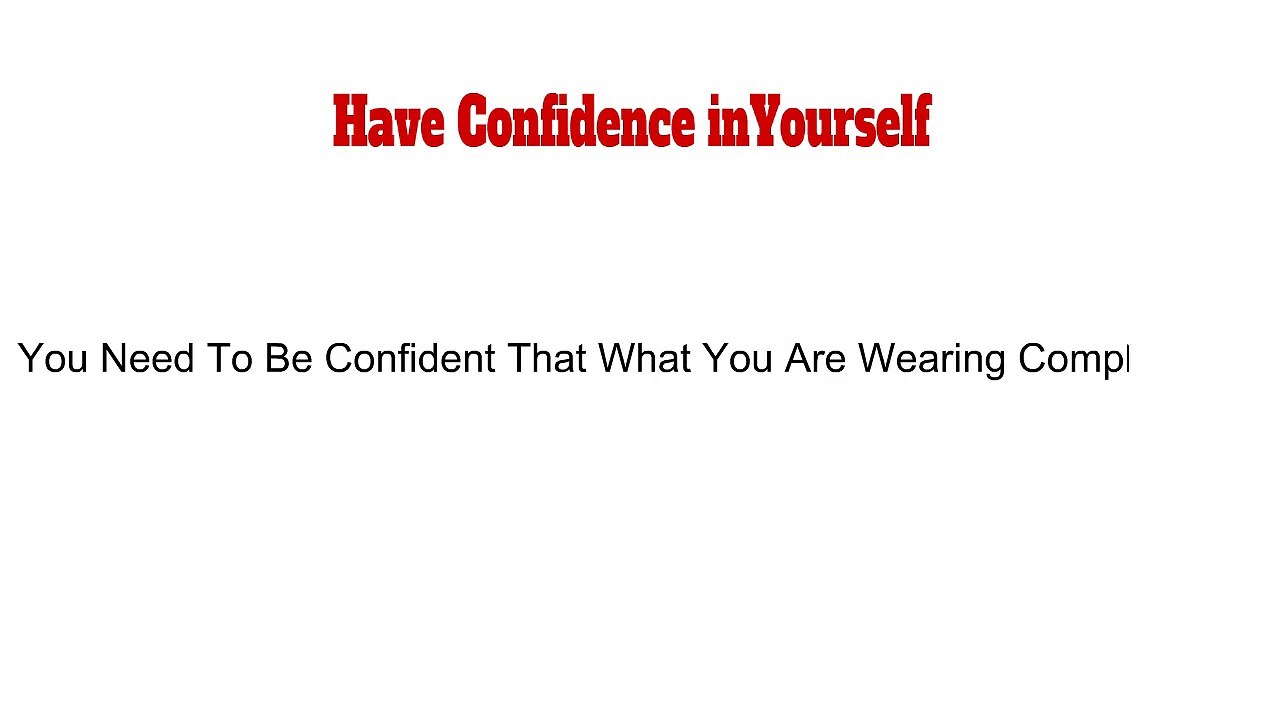 Fashion Tips