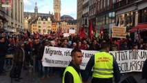 Environ 300 manifestants en faveur des migrants dans le centre de Lille