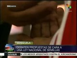 Venezuela debate ley de producción de alimentos libre de transgénicos