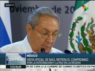 Visita histórica del presidente cubano a México