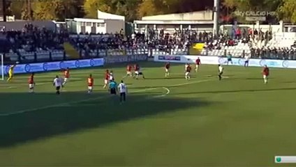 Pro Vercelli - Livorno 1-0. Maicon Own Goal. Serie B 7⁄11⁄2015