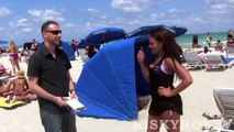 SEXY Girl Modeling Prank! (GONE SEXUAL) Hot Bomb at the Beach Kissing Pranks