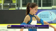 Kate Cameron - Juvenile Women U12 - 2016 Skate Canada BC/YK Sectional Championships