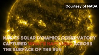 Nasa captures incredible 4k images of the Sun - BBC News - BBC News