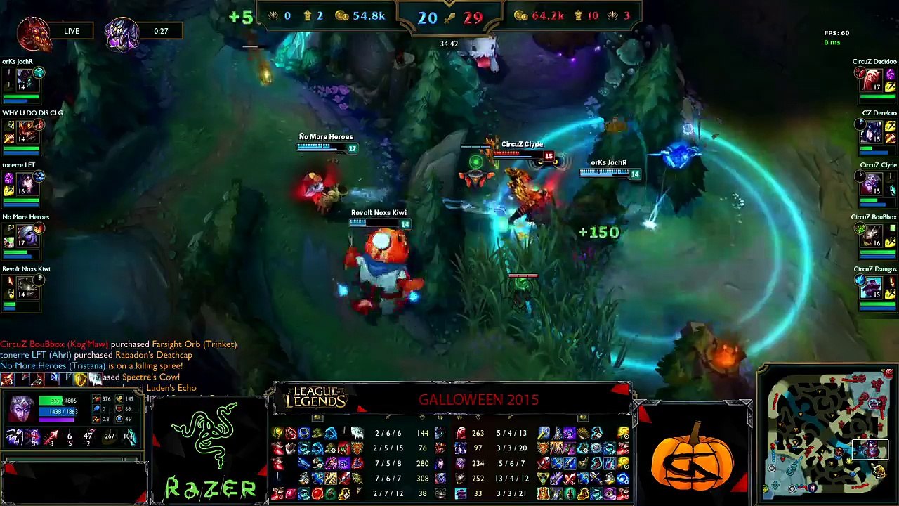 Galloween 2015- Stream League of Legends 02