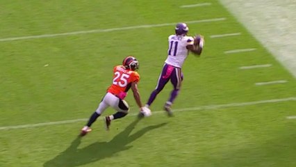 Bridgewater to Wallace for 18 yards