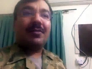 میجر ڈاکٹر عابد عمران خان کی حمایت میں نکل آیا ۔ ۔ ۔ ۔