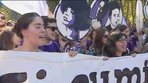 Miles de personas claman contra la violencia machista por las calles de Madrid