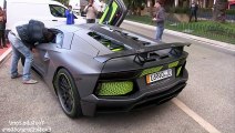 2015 Lamborghini Aventador Exhaust sound Shooting flames