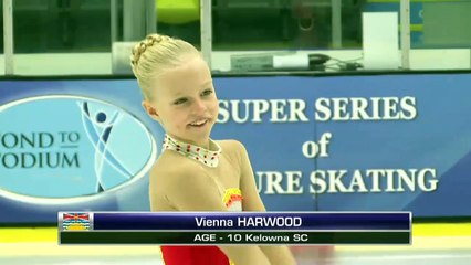 Vienna Harwood - Juv Women U12 - 2016 Skate Canada BC/YK Sectional Championships