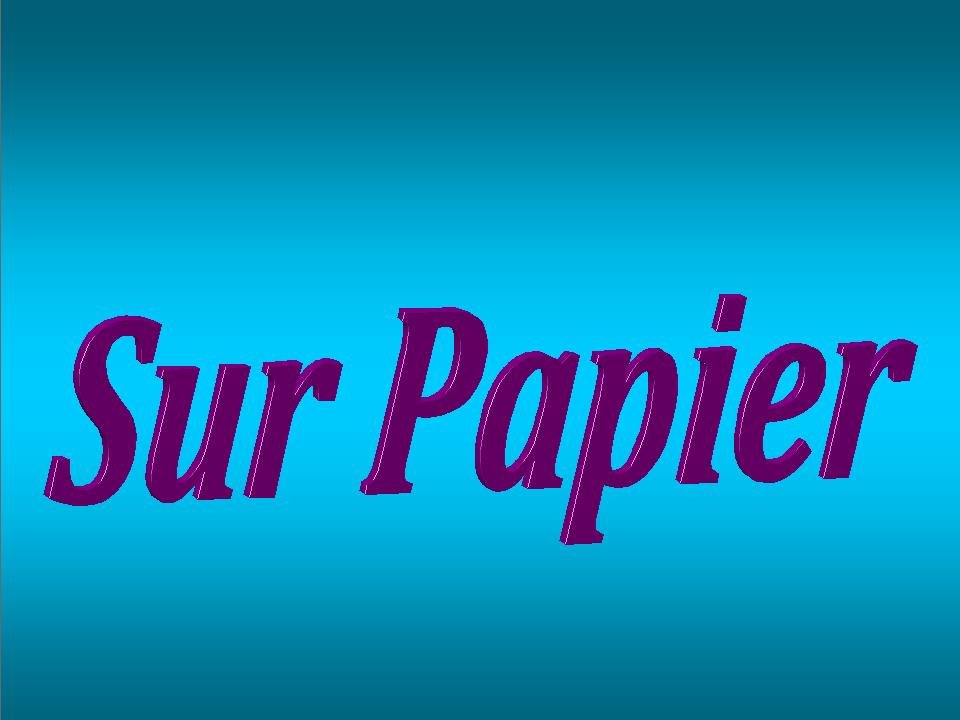 Sur Papier