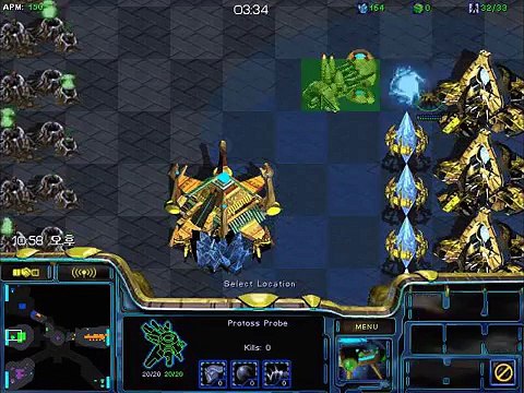 알고도 못막는 삼토스 질롯러쉬 스타 빠른무한 3vs3 (Starcraft_Broodwar 3vs3 Fastest Map)