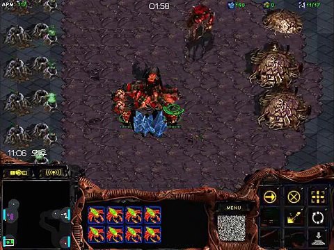 성큰러쉬에 전의상실, 저글링 마무리 스타 빠른무한 3vs3 (Starcraft_Broodwar 3vs3 Fastest Map)