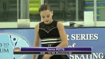 Tianna Potts - Juvenile Women U12 - 2016 Skate Canada BC/YK Sectional Championships