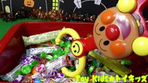 アンパンマン おもちゃアニメ お菓子つかみ放題❤ハロウィン Toy Kids トイキッズ animation anpanman