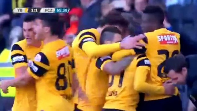 Young Boys - FC Zürich 1-1. Yuya Kubo Amazing Goal. Swiss Super League 2015