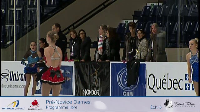 CSA2016-Québec, Pré-Novice Dames Libre Échauffement 5