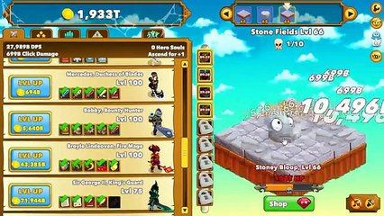 Clicker Heroes Gameplay - Level 65 - Smashing