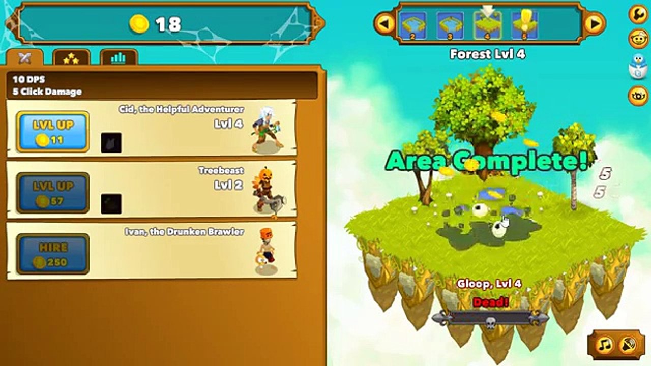 Clicker Heroes - Gameplay - Getting started