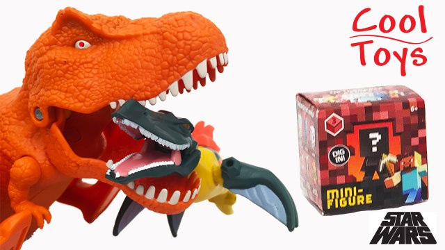 Spinosaurus with Mosasaurus Head Hero Mashers T-Rex Jurassic World - Minecraft Netherrack, Star Wars