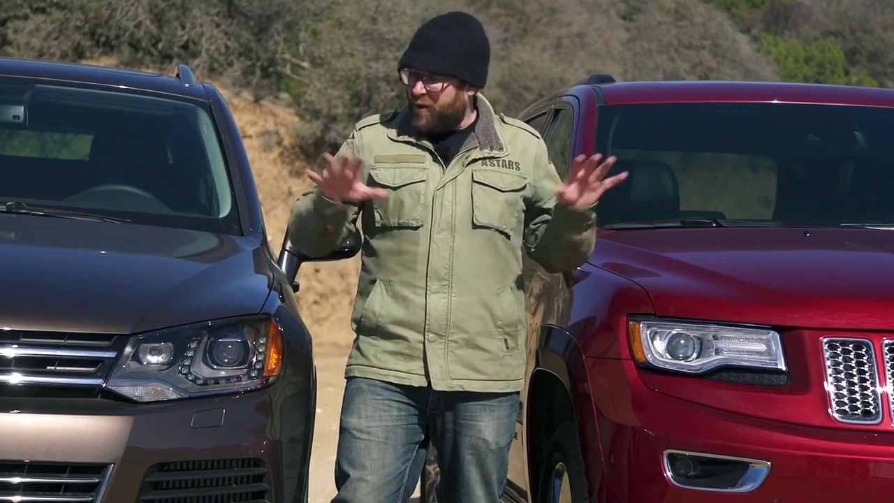 2014 Jeep Grand Cherokee EcoDiesel vs 2013 Volkswagen Touareg! - Head 2 Head Episode 30