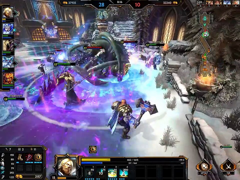 Smite - Arena - Thor gameplay OWNAGE