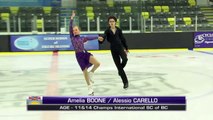 Amelia Boone/Alessio Carello - Pre Novice Pattern Dance  - 2016 Skate Canada BC/YK Sectional Championships