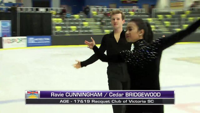 Ravie Cunningham/Cedar Bridgewood - Novice Pattern Dance - 2016 Skate Canada BC/YK Sectional Championships