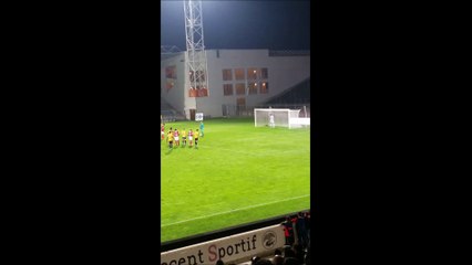 pénalty raté lors de Nîmes - Sochaux 06 11 2015