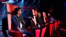 Jessie J accidentally pushes her Button Funny Moment The Voice UK