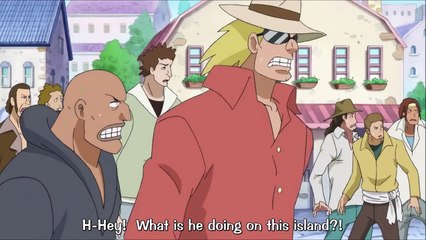 Crocodile heads for New World