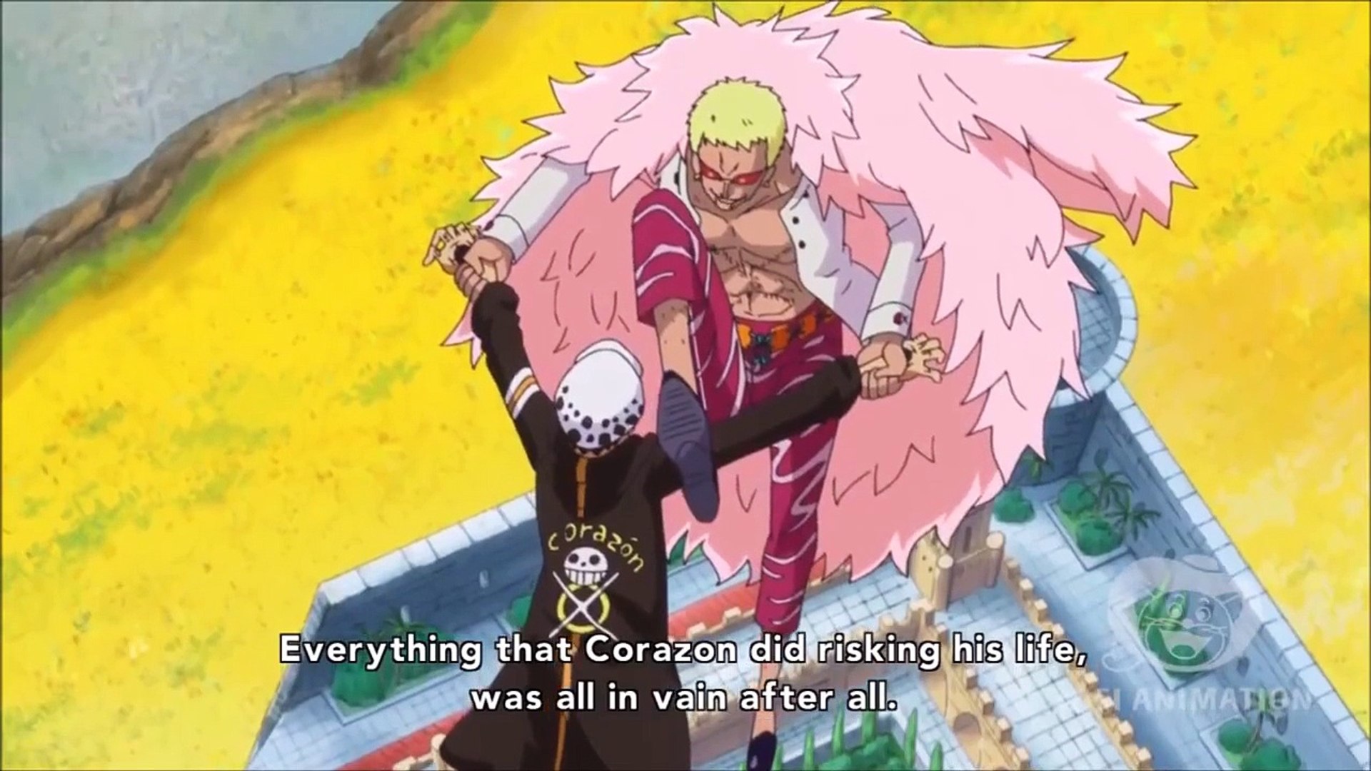 Doflamingo Cuts Law Arm One Piece 1080p Hd One Piece فيديو Dailymotion